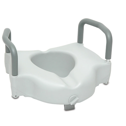 ProBasics Raised Toilet Seat W Lock and Arms350 lb.weight cap