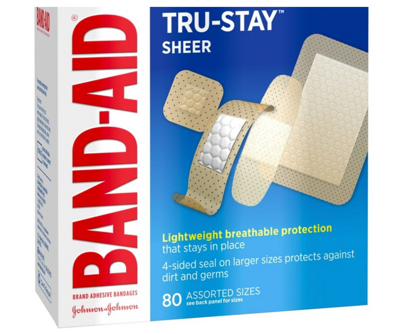 Band-Aid® Adhesive Strip, Assorted Sizes 1201745 BX