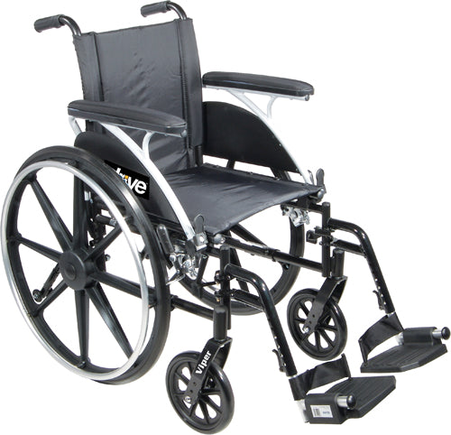 Wheelchair Ltwt Dlx K-4 W-elr W-flip-bk Rem Desk Arms 12