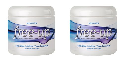 Free-up Massage Cream 16 Oz Unscented  Pack/2