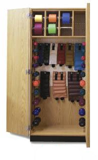 Thera-Wall Therapy Storage Cabinet 32  W x 19  D x 78  H