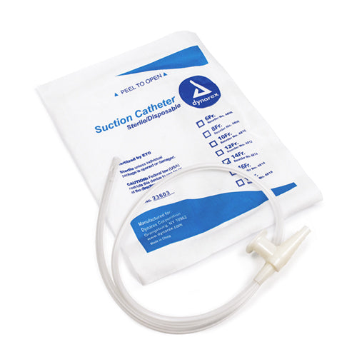 Suction Catheters Sterile 14FR Case / 50