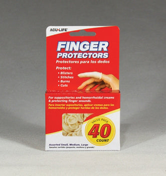 Finger (Protectors) Cots 40 Pk Assorted