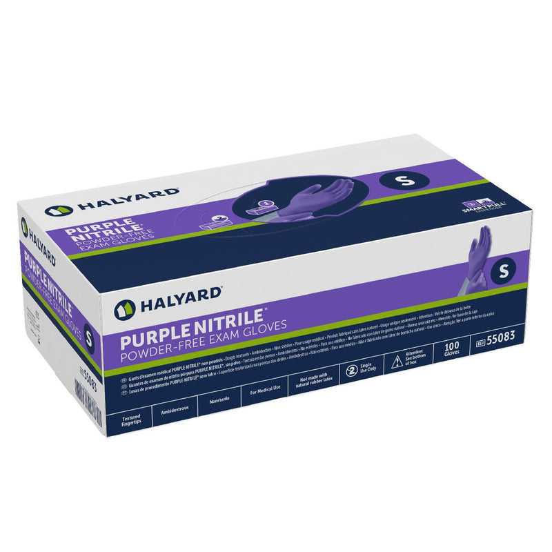 Halyard Purple Nitrile Powder-Free Exam Gloves