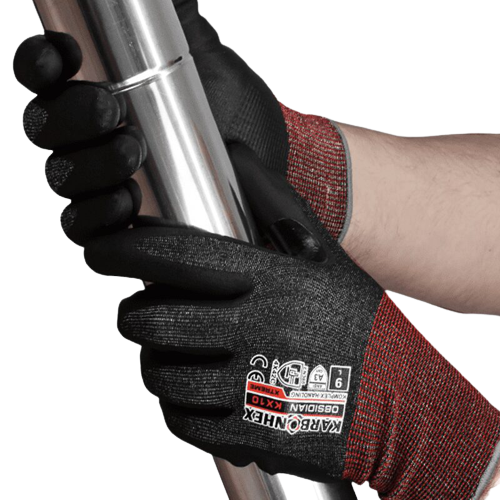 72 Pairs/CS KARBONHEX KX10 Purpose Built Cut-Resistant Gloves – Komplex Handling