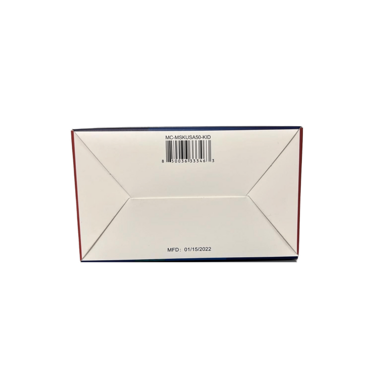 MagiCare Kids Made in USA 3-Ply ASTM Level 3 Non-Medical Face Masks for Children (Blue), 3000/Case