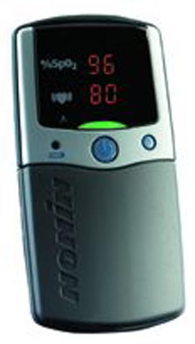 PalmSAT Pulse Oximeter w/Standard Adult Finger Probe