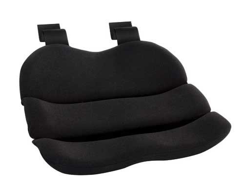 Obus Contoured Seat Cushion Black  (Bagged)