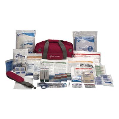 Pac-Kit All Terrain First Aid Kit, 112 Pieces, Ballistic Nylon, Red (9000)