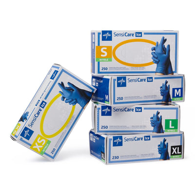 SensiCare Ice Powder-Free Nitrile Exam Gloves