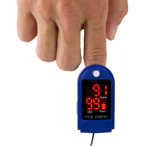 Pulse Oximeter  Fingertip W/ Lanyard