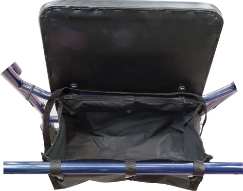 Rollator  Steel  6  Wheels Blue  300 lb. Weight Cap