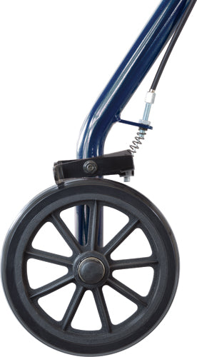 Rollator  Steel  6  Wheels Blue  300 lb. Weight Cap