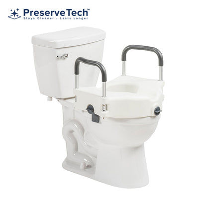 PreserveTech Secure Lock Raised Toilet Seat   (each)