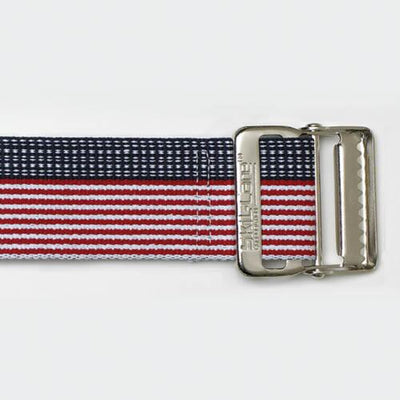 Gait Belt  H/D Webbing  Cotton Metal Buckle-Stars&Stripes 72