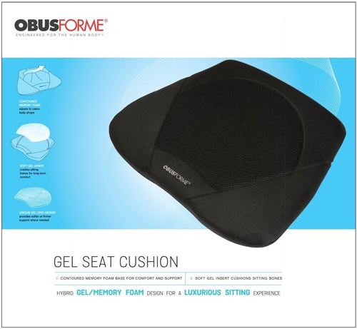The Gel Seat by Obusforme Wheelchair / Chair Cushion