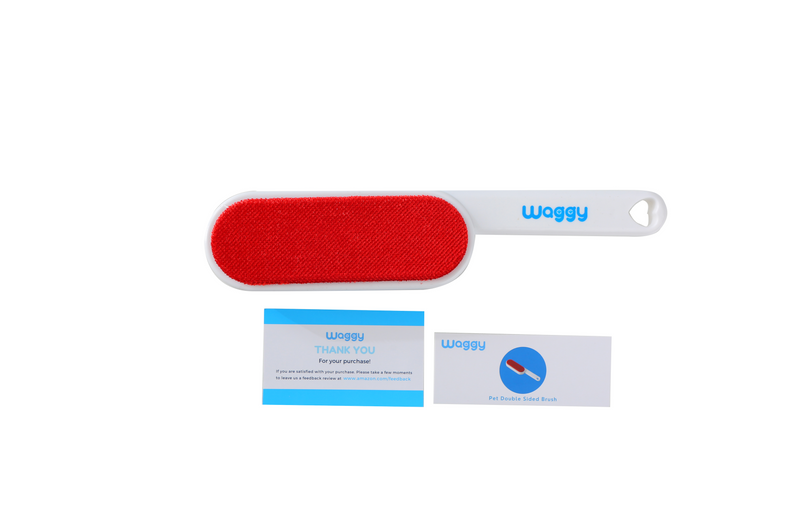 Waggy™ Brush | Double-Sided Lint, Dust, Short Hair & Pet Dog Cat Hair Removal Brush for Clothing