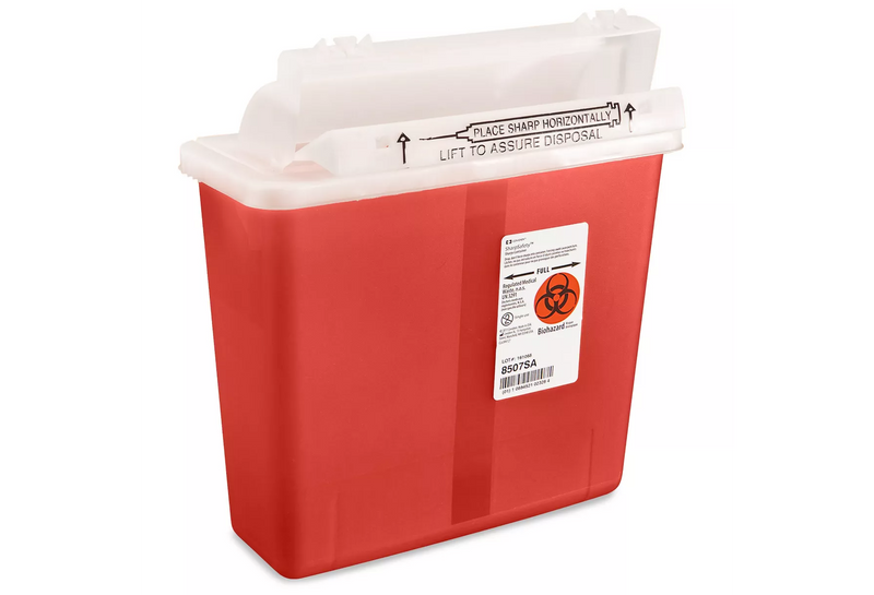 In-room Sharps Container  5 Qt Each