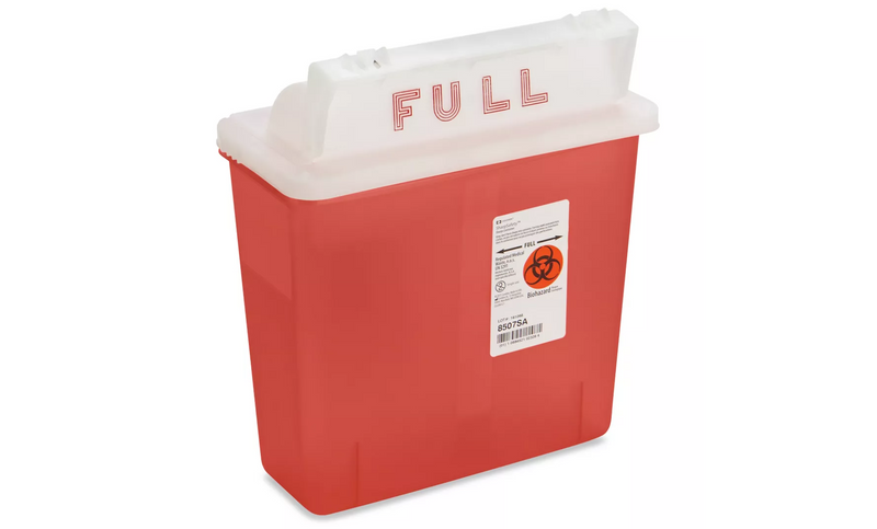 In-room Sharps Container  5 Qt Each