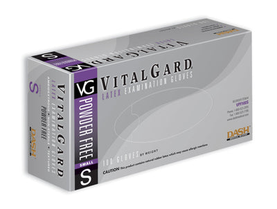 VitalGard Latex PF Exam Gloves