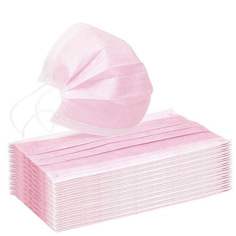 MagiCare 3-Ply ASTM Level 1 Non-Medical Face Masks (Pink), 2000/Case