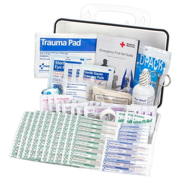 First Aid Kit  25 Person Plastic Case