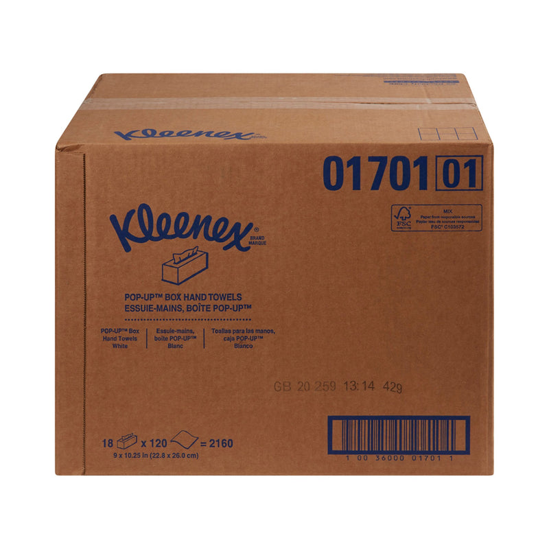 Kleenex® 1-Ply Guest Towel Pop-Up Box, 120 per Box