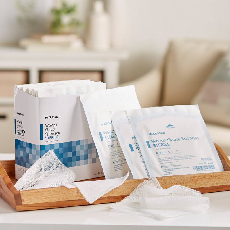 McKesson Sterile Gauze Sponge, 4 x 4 Inch