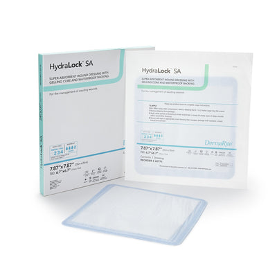 HydraLock™ SA Super Absorbent Dressing, 20 x 20 Centimeter