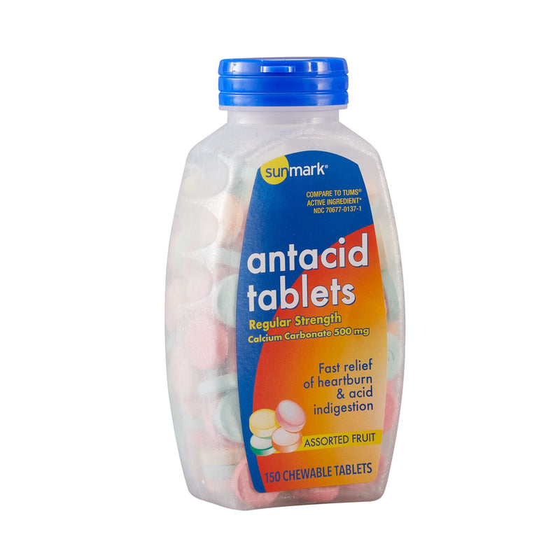 sunmark® Calcium Carbonate Antacid Chewable Tablet