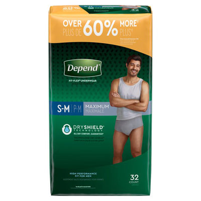 Depend® FIT-FLEX® Underwear Maximum for Men, Small/Medium