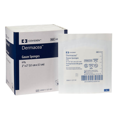 Dermacea™ Sterile Gauze Sponge, 2 x 2 Inch