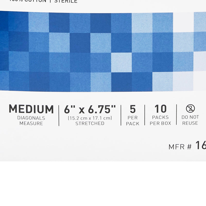 McKesson Sterile Fluff Dressing, 6 x 6-3/4 Inch