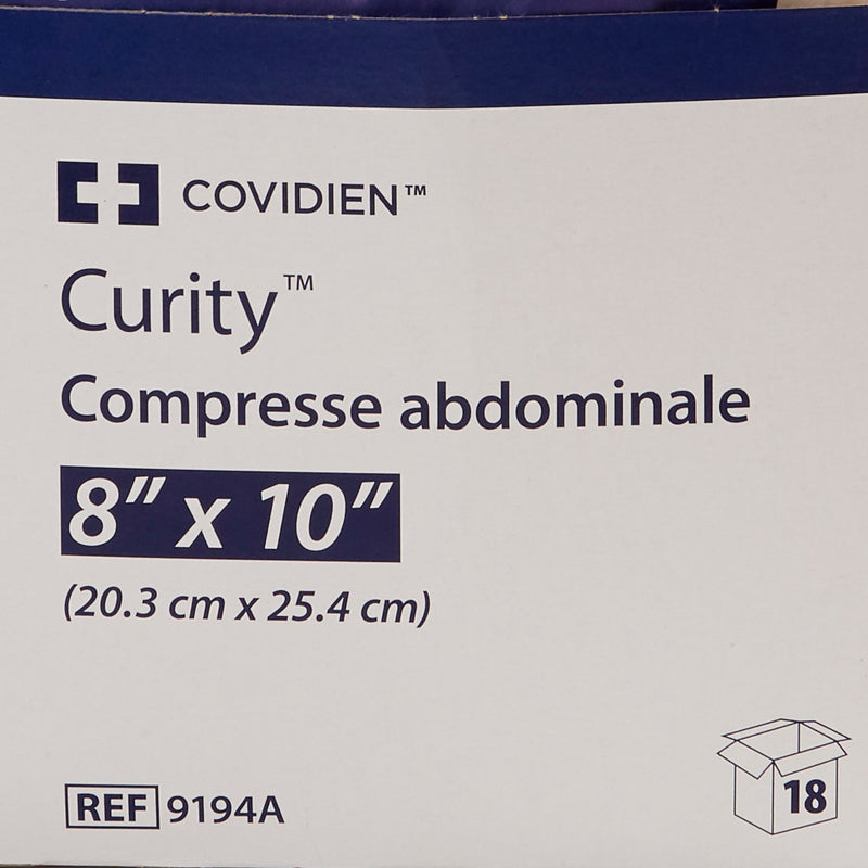 Curity™ Sterile Abdominal Pad, 8 x 10 Inch