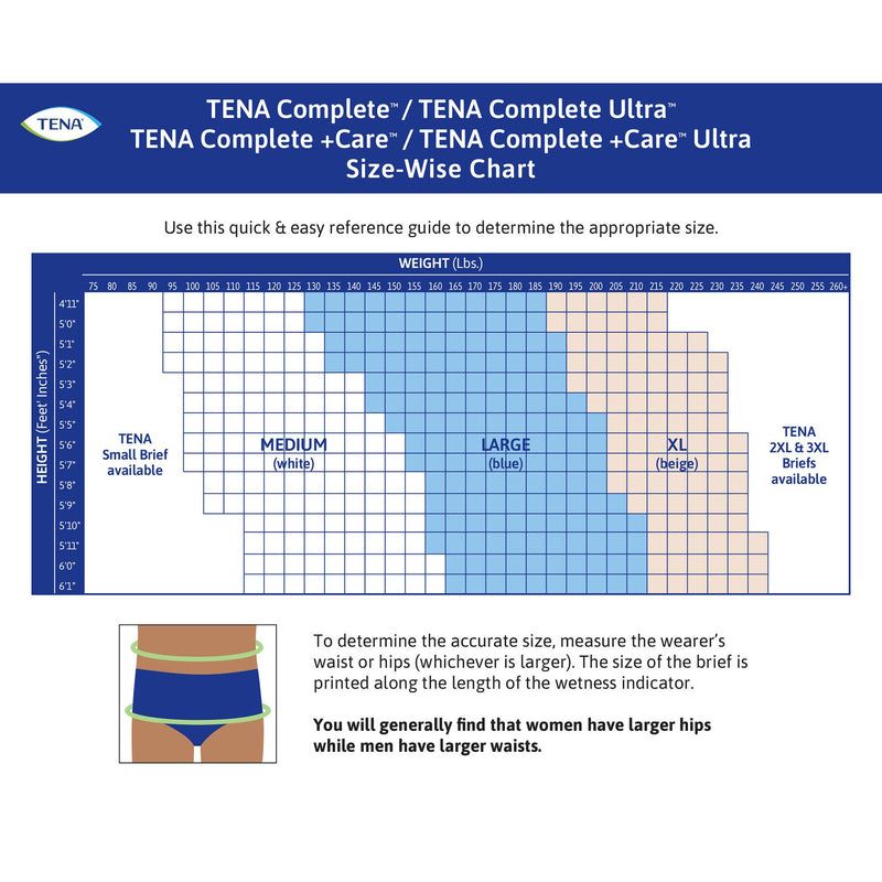 Tena® Complete Ultra™ Incontinence Brief, Extra Large