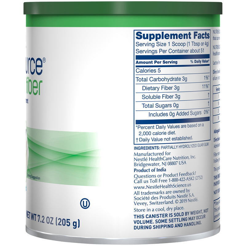 Nutrisource® Fiber Oral Supplement, 7.2 oz. Canister