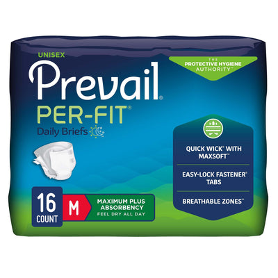 Prevail® Per-Fit® Maximum Incontinence Brief, Medium