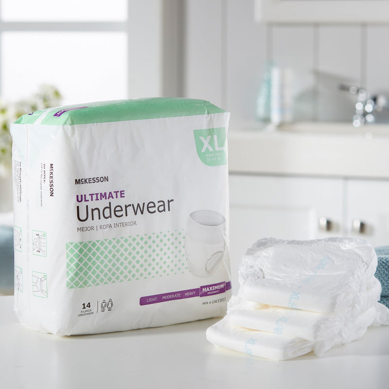 McKesson Ultimate Maximum Absorbent Underwear, Extra Large