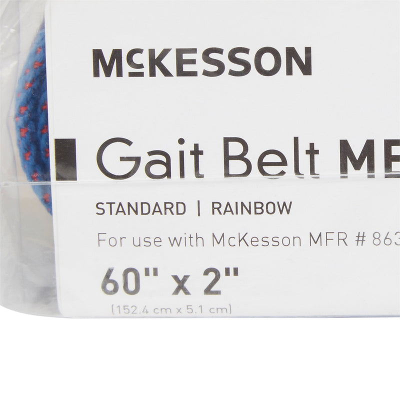 McKesson Gait Belt, 60 Inch, Rainbow Design