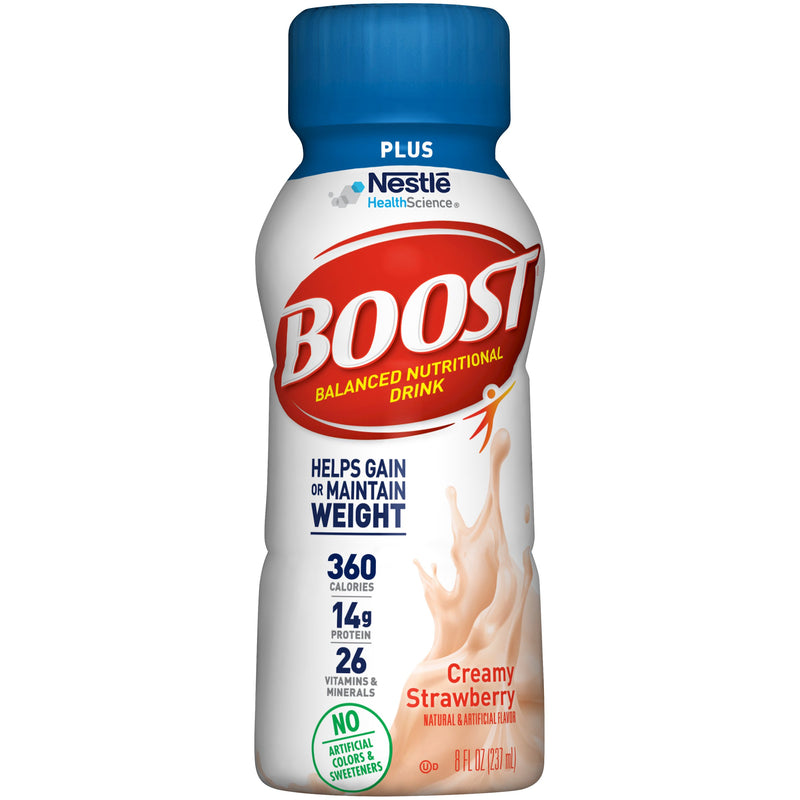Boost® Plus Strawberry Oral Supplement, 8 oz. Bottle