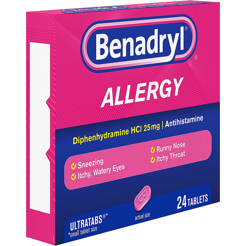 Benadryl® Allergy Ultratabs® Diphenhydramine Allergy Relief