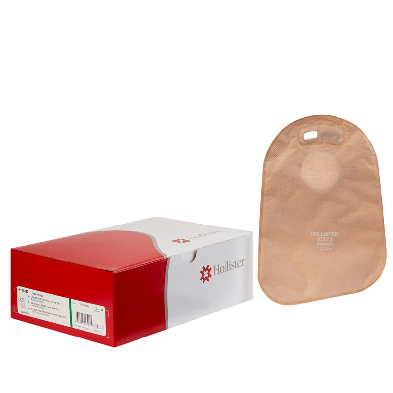 New Image™ Two-Piece Closed End Beige Filtered Ostomy Pouch, 9 Inch Length, 1¾ Inch Stoma