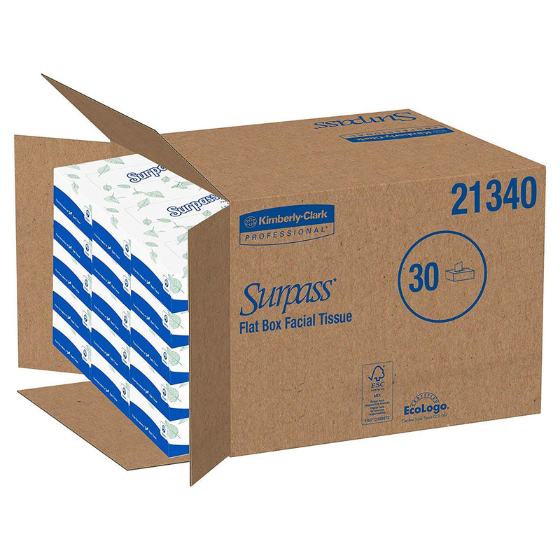 Surpass® Facial Tissue, 100 per Box