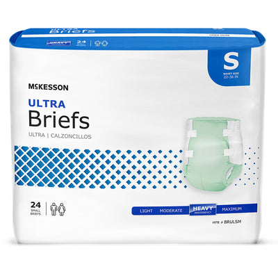 McKesson Ultra Heavy Absorbency Incontinence Brief, Small