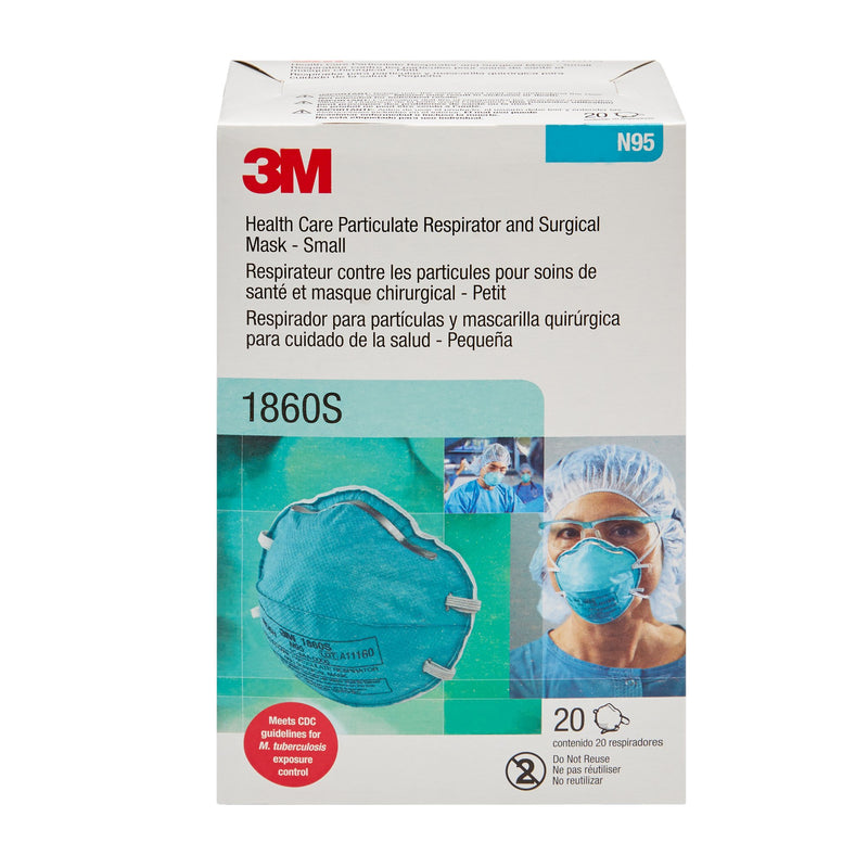 3M Particulate Respirator and Surgical Mask, Small