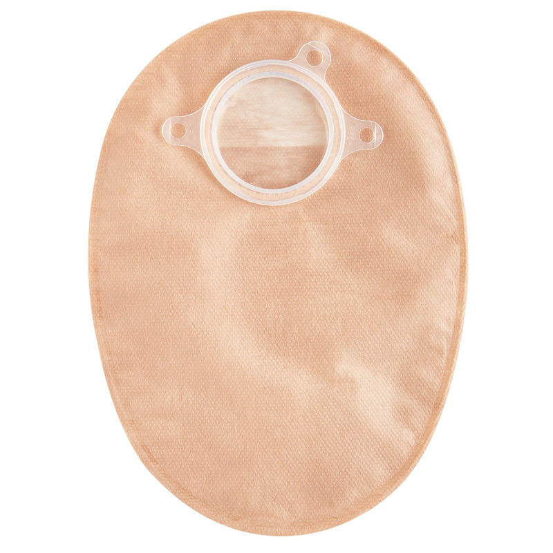 The Natura® + Two-Piece Closed End Beige Filtered Ostomy Pouch, 8 Inch Length, 2¼ Inch Flange