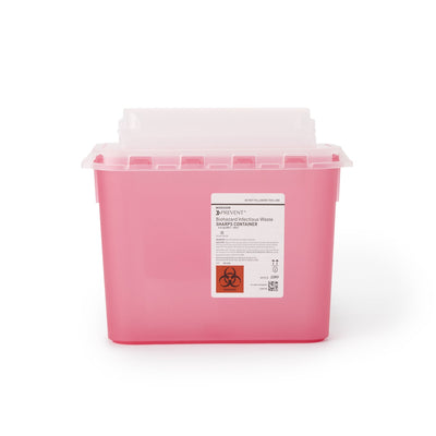 McKesson Prevent® 2-Piece Sharps Container, 5.4 Quart