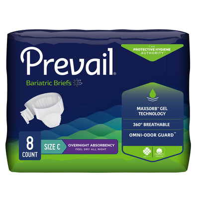 Prevail® Bariatric Briefs, Size C