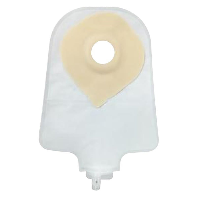 Securi-T™ One-Piece Drainable Transparent Urostomy Pouch, 9 Inch Length, 1 Inch Stoma