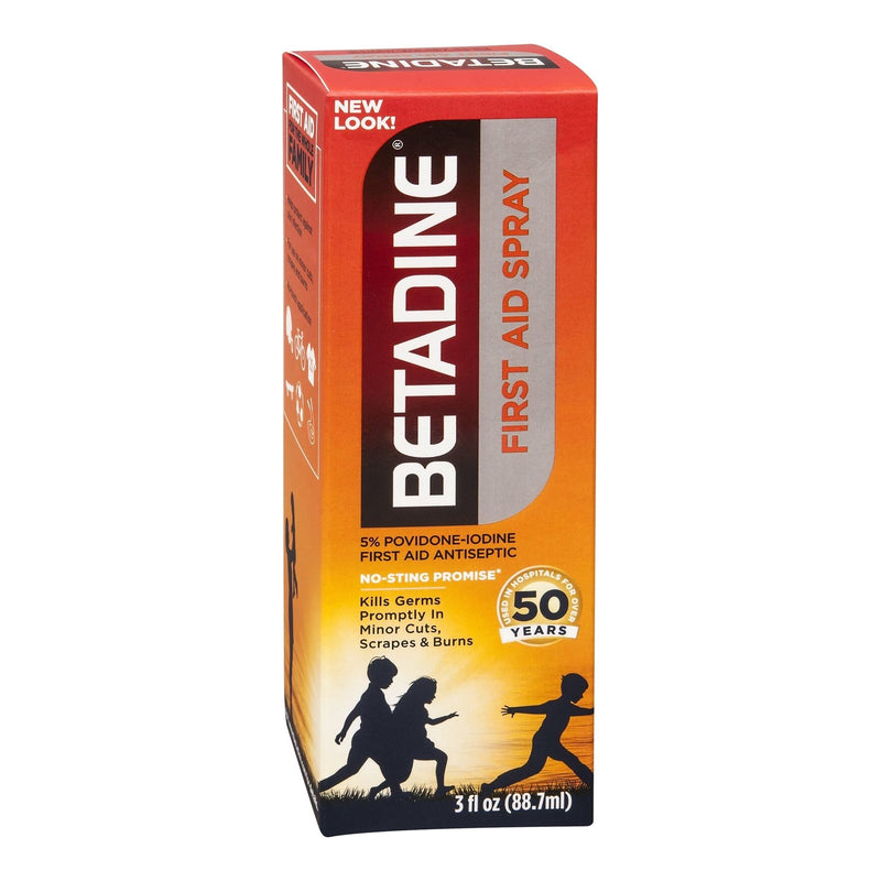 Betadine® Povidone-Iodine Antiseptic, 88.7 mL spray bottle